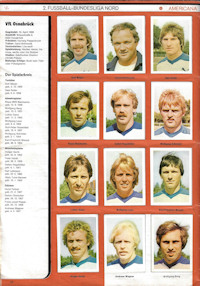 Album Sammelalbum Americana Bundesliga 1979-1980 Fussball 1980 1. und 2. Bundesliga Nord innen