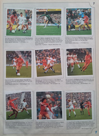 Album Sammelalbum Bergmann Bundesliga 1982-1983 Fußball 82/83 innen