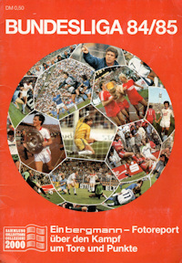 Album Sammelalbum Bergmann Bundesliga 1984-1985 Bundesliga 84/85