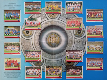 Album Sammelalbum Panini Bundesliga 1985-1986 Fussball 86 Poster