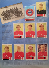Album Sammelalbum Panini Bundesliga 1985-1986 Fussball 86 innen