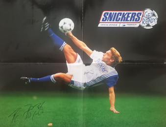 Album Sammelalbum Panini Bundesliga 1996-1997 96/97 Endphase Snickers Poster Thomas Häßler Icke