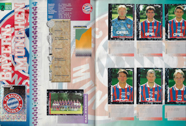 Album Sammelalbum Panini Bundesliga 1996-1997 Fussball 97 Klinsmann-Cover innen