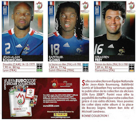 Album Sammelalbum EM 2008 Panini Euro 2008 Update-Sticker Europameisterschaft 2008 Frankreich