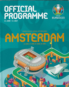 Programm Programmheft EM 2020 EURO 2020 Amsterdam