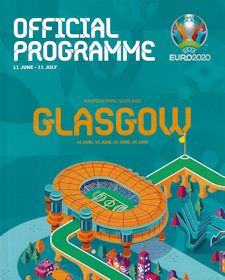 Programm Programmheft EM 2020 EURO 2020 Glasgow