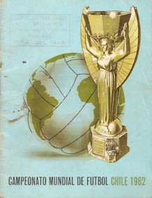 Offizielles Programm official programme Programmheft WM 1962 Zweitprogramm Compañía Chilena de Tabacos Edition