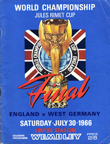 Offizielles Programm Programmheft WM 1966 official programme World Cup 66 Finale Finalprogramm