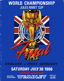 Offizielles Programm Programmheft WM 1966 official programme World Cup 66 Finale Finalprogramm Reprint