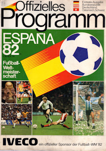 Offizielles Programm Programmheft WM 1982 Excklusiv-Ausgabe BR Deutschland, Österreich, Schweiz Gesamtprogramm Iveco