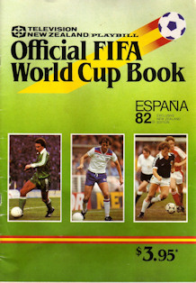Offizielles Programm Programmheft WM 1982 Gesamtprogramm official programme New Zealand Edition
