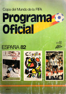 Offizielles Programm Programmheft WM 1982 Gesamtprogramm official programme programa oficial Spanish Edition Mexican Edition