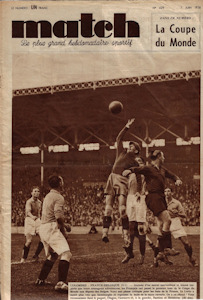 WM 1938 Match No. 629 vom 07.06.1938 Vorderseite Coupe du Monde