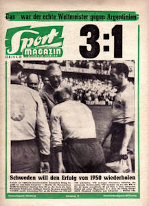 WM 1958 Sport-Magazin Nr.23A vom 09.06.1958