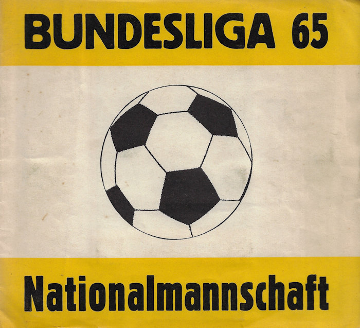 Album Sammelalbum Bundesliga 65 Bergmann Nationalmannschaft