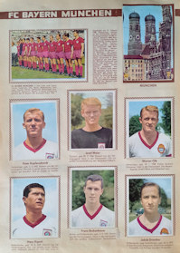 Album Sammelalbum Bundesliga 1966/67 Sicker Das goldene Album Die große Fussball-Parade Bundesliga 1966/67 66/67 Sicker innen