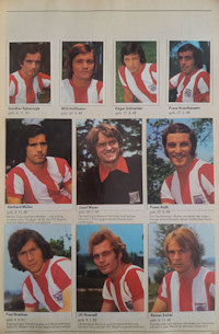 Album Sammelalbum Bergmann Bundesliga 1972-1973 König Fußball Teams & Stars 72/73 innen