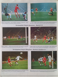 Album Sammelalbum Bergmann Bundesliga 1976-1977 Fußball 1976/77 innen 01 Bayern München