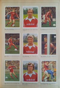 Album Sammelalbum Bergmann Bundesliga 1977-1978 Fußball Bundesliga 1977/1978 rosa innen