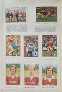 Album Sammelalbum Bergmann Bundesliga 1977-1978 Fußball 77/78 grün innen