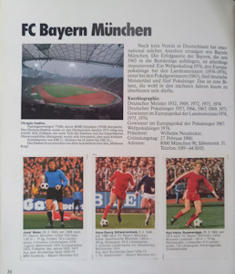 Album Sammelalbum Bergmann Bundesliga 1977-1978 Fußball 1977/1978 Hennes Weisweiler Deutschland, deine Bundesliga. Das Goldene Buch vom Fußballsport Alpia Stollwerck Innenseite