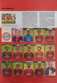Album Sammelalbum Americana Bundesliga 1978-1979 Fußball '79 innen