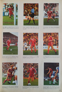 Album Sammelalbum Bergmann Bundesliga 1978-1979 Fußball 78/79 innen