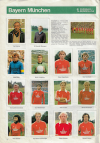 Album Sammelalbum Americana Bundesliga 1979-1980 Bundesliga-Finale '80 1980 - Die Stars entscheiden - 1. und 2. Bundesliga 1980 innen