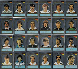 Album Sammelalbum Panini Bundesliga 1980-1981 Fußball 81 Nationalspieler Silbersticker