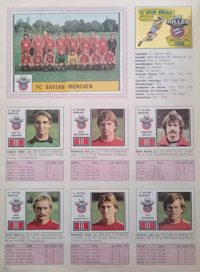 Album Sammelalbum Panini Bundesliga 1980-1981 Fußball 81 innen