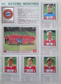 Album Sammelalbum Panini Bundesliga 1981-1982 Fussball 82 innen