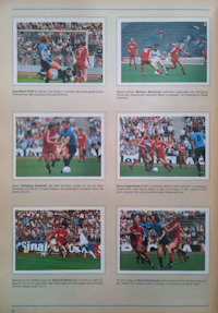 Album Sammelalbum Bergmann Bundesliga 1983-1984 Fußball 83/84 innen