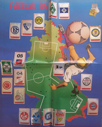 Album Sammelalbum Panini Bundesliga 1984-1985 Fussball 85 Poster