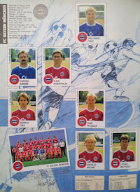 Album Sammelalbum Panini Bundesliga 1987-1988 Fussball 88 innen