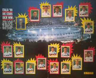 Album Sammelalbum Panini Bundesliga 1990-1991 Fussball 91 Poster