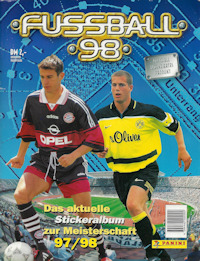 Album Sammelalbum Panini Bundesliga 1997-1998 Fussball 98