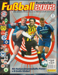 Album Sammelalbum Panini Bundesliga 2001-2002 Fussball 2002