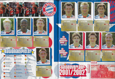 Album Sammelalbum Panini Bundesliga 2002-2003 Fussball 2003 innen