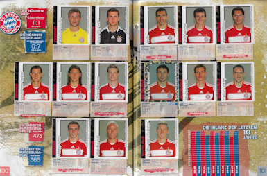 Album Sammelalbum Panini Bundesliga 2007-2008 Fussball 2007/2008 innen