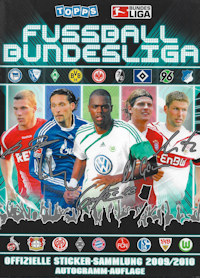 Album Sammelalbum Panini Topps Bundesliga 2009-2010 Fussball 2009/2010