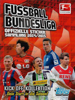 Album Sammelalbum Panini Topps Bundesliga 2014-2015 Fussball 2014/2015 Kick-off Kollektion