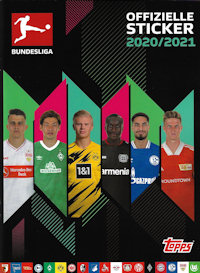 Album Sammelalbum Bundesliga 2020-2021 Topps 2020/2021 2020/21 komplett