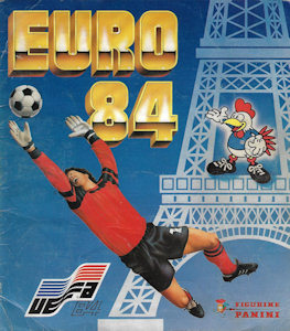 Album Sammelalbum EM 1984 Panini Euro 84 Europameisterschaft