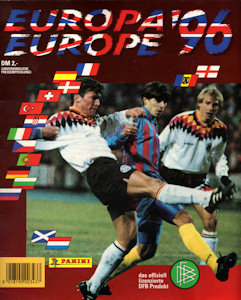Album Sammelalbum EM 1996 Panini Euro 96 Europameisterschaft 1996 Europa 96 komplett