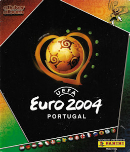 Album Sammelalbum EM 2004 Panini Euro 2004 Europameisterschaft 2004 Europa 2004 komplett