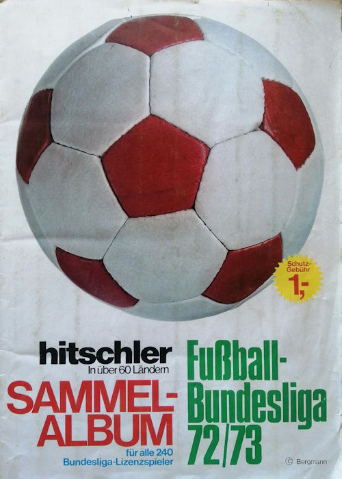Album Hitschler Fußball Bundesliga 72/73 Rot
