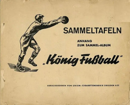 König Fußball Union 1938 Sammeltafeln Anhang