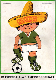 Album Sammelalbum Bergmann Mexico 70 WM 1970 WM70 Fussball Weltmeisterschaft 1970 Mexiko Juanito komplett