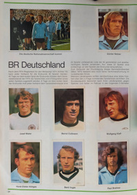 WM 1974 Bergmann Album Sammelalbum WM 74 World Cup Weltmeisterschaft 1974 das aktuelle Bergmann Sammelalbum innen