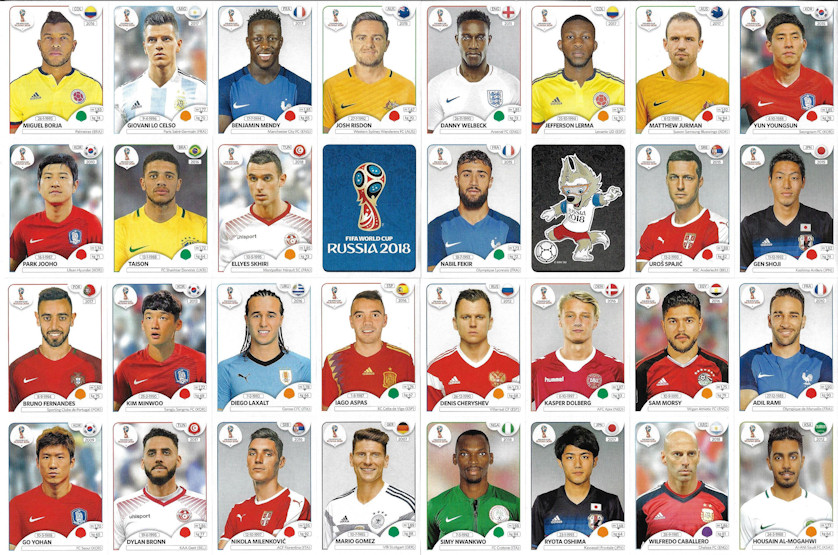 Album Sammelalbum Panini WM 2018 Russland Russia World Cup Fußball-Weltmeisterschaft 2018 Update 1